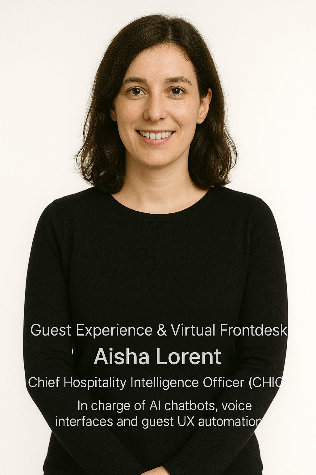 Aisha Lorent - Chief Hospitality Intelligence Officer